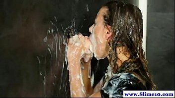 play Filled with cum from head to toe at the cock hole