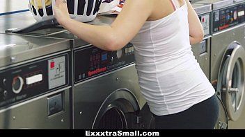play The teenager is fucked by a man at a laundry factory